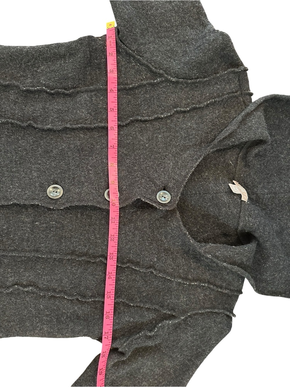 J. Jill Black Hooded Button-Up Blazer - Picture 5 of 9
